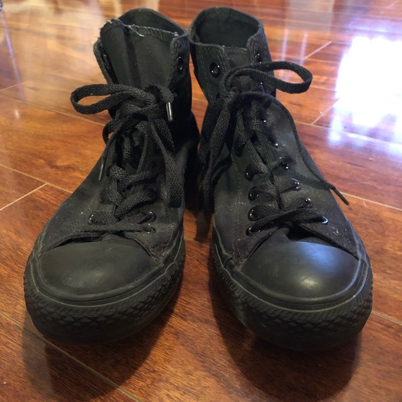 black high top converse - Picture 2 of 4